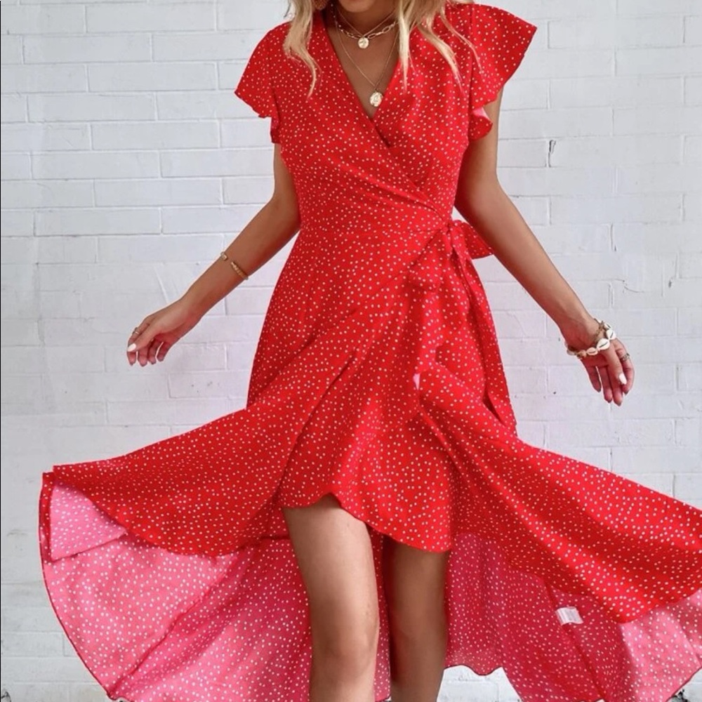 Red dress